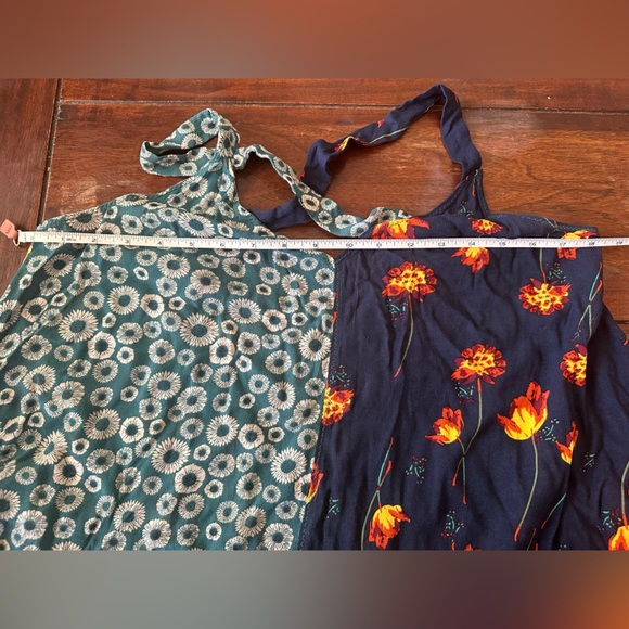 Intimately Free People Mixed Print Ruffle Hem Mini Dress | Size Small - Picture 6 of 6